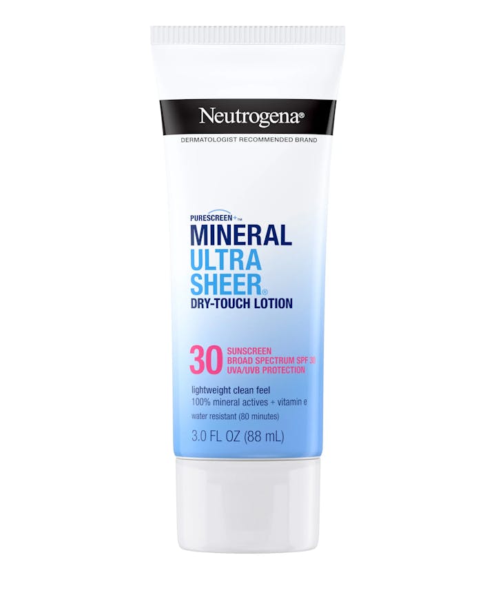 Neutrogena® Mineral Ultra Sheer® Dry-touch SPF 30 Sunscreen Lotion