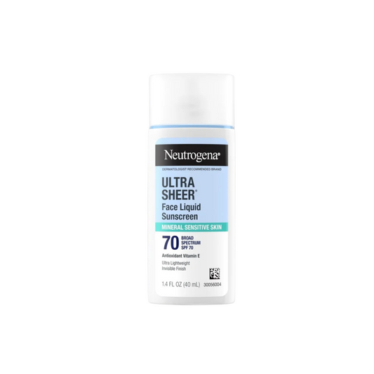 Neutrogena® Ultra Sheer® Mineral Face Liquid Sunscreen Broad Spectrum SPF 70, 1.4 Fl. Oz