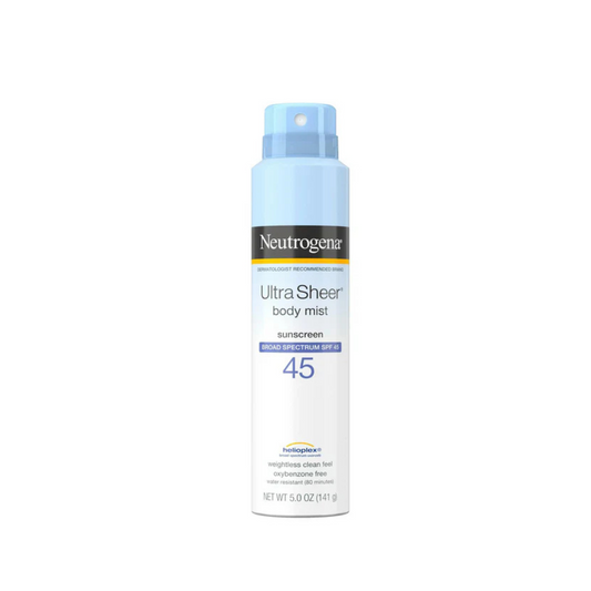Neutrogena® Ultra Sheer® Body Mist Sunscreen Broad Spectrum SPF 45, 5 Oz