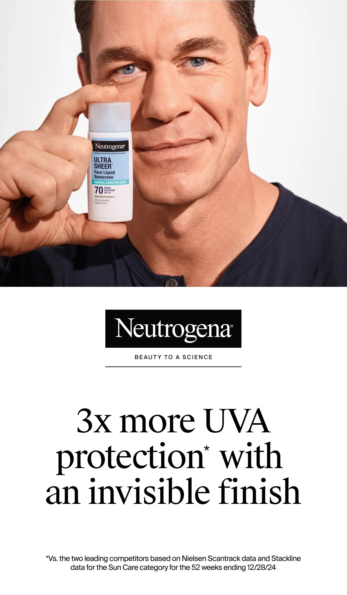 Neutrogena® Ultra Sheer® Mineral Face Liquid Sunscreen Broad Spectrum SPF 70, 1.4 Fl. Oz