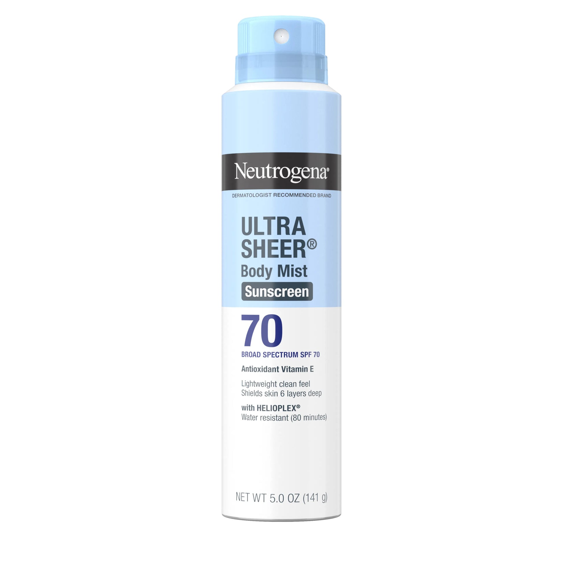 Neutrogena® Ultra Sheer® Body Mist Sunscreen Spray Broad Spectrum SPF 45, 8 Oz